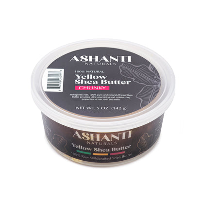ASHANTI NATURALS 100% Yellow Shea Butter - Chunky