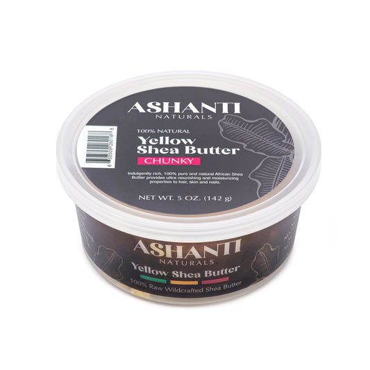 ASHANTI NATURALS 100% Yellow Shea Butter - Chunky