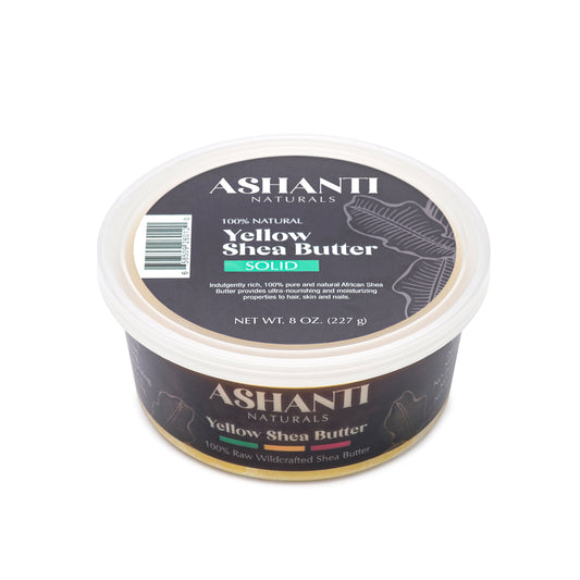 ASHANTI NATURALS 100% Yellow Shea Butter - Solid