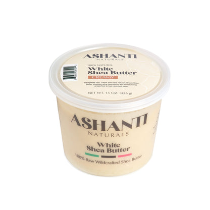 ASHANTI NATURALS 100% White Shea Butter - Creamy