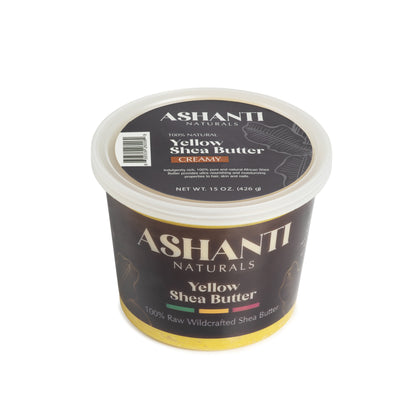 ASHANTI NATURALS 100% Yellow Shea Butter - Creamy